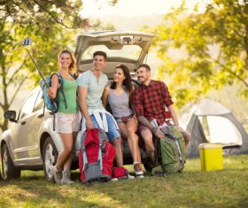 Stock Photo Lovers take a selfie together