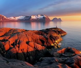 Stock Photo Norwegian Bay Natural Scenery 05
