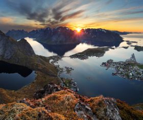 Stock Photo Norwegian Bay Natural Scenery 08