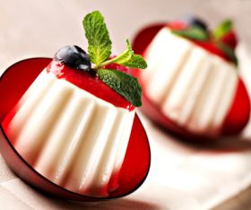 Stock Photo Panna cotta 01
