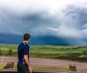 Stock Photo Storm chaser