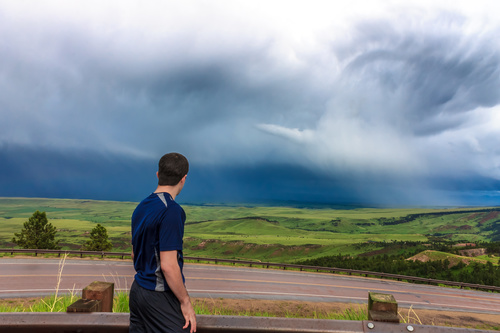 Stock Photo Storm chaser