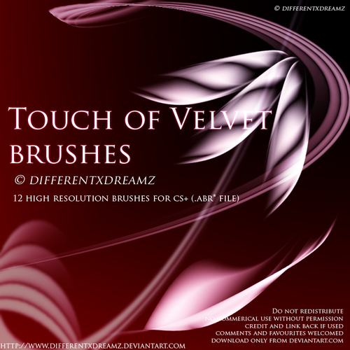 Touch of Velvet Photoshop Brushes