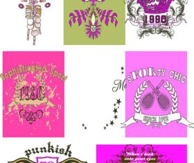 Trend print design vector