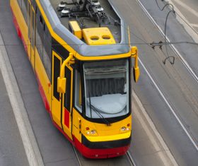 Urban tram Stock Photo 02