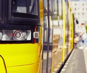 Urban tram Stock Photo 04