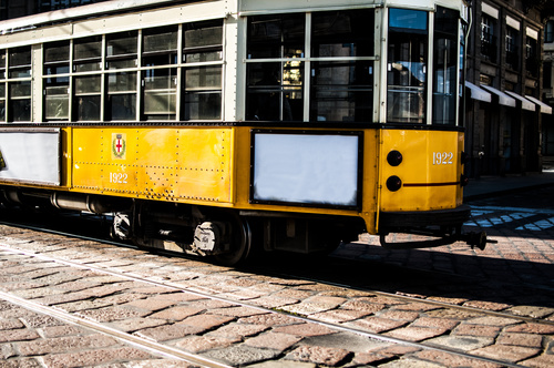 Urban tram Stock Photo 09
