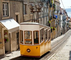 Urban tram Stock Photo 10