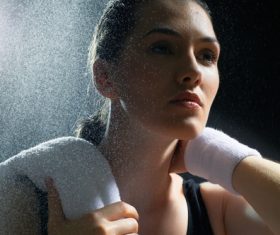Woman close-up Stock Photo