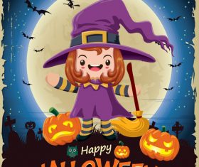 halloween poster template design vectors 05