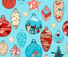 2018 christmas seamless pattern design vectors set 07