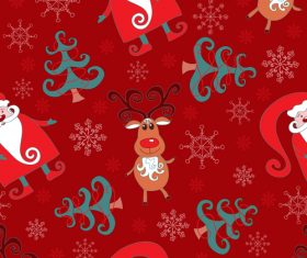 2018 christmas seamless pattern design vectors set 10