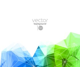 Abstract geometric polygon background vector 03