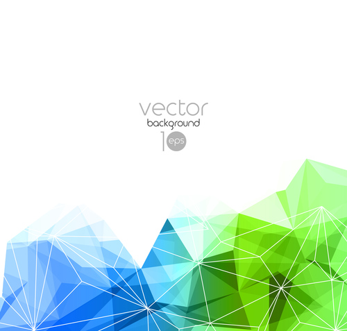 Abstract geometric polygon background vector 03