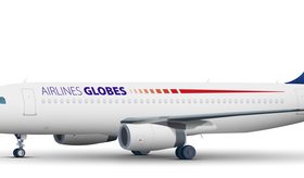 Aircraft ligne template vectors 05