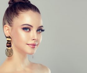 Amazing woman beautiful portrait Stock Photo 01