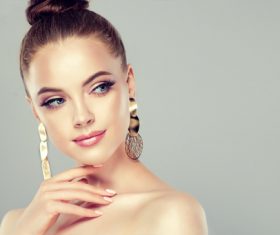 Amazing woman beautiful portrait Stock Photo 02