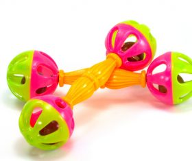 Babys toy rattle Stock Photo 03