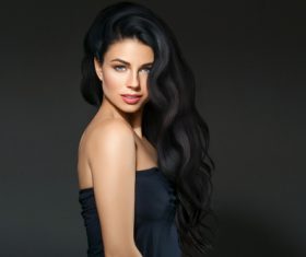 Beautiful brunette beauty model Stock Photo 10