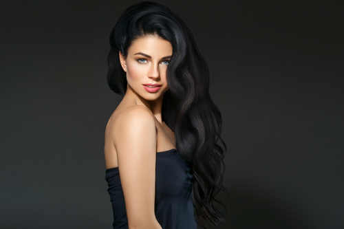 Beautiful brunette beauty model Stock Photo 10