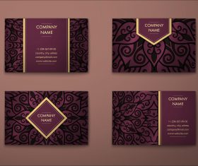 Beautiful flower background pattern design vector material 04