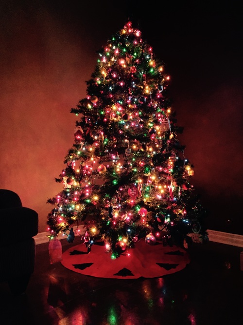 Beautifully decorated Christmas tree Stock Photo 08