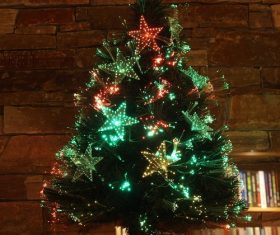 Beautifully decorated Christmas tree Stock Photo 09