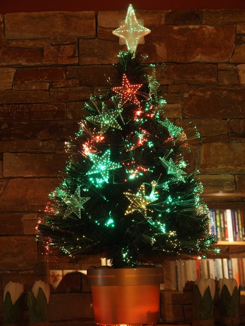 Beautifully decorated Christmas tree Stock Photo 09