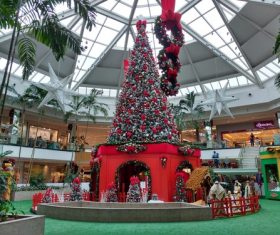 Beautifully decorated Christmas tree Stock Photo 10