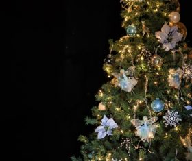 Beautifully decorated Christmas tree Stock Photo 11