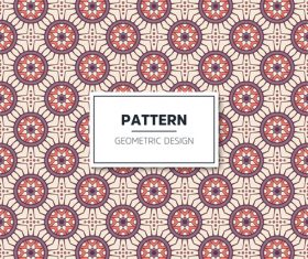 Beige geometric seamless pattern vector 03