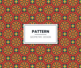 Beige geometric seamless pattern vector 05