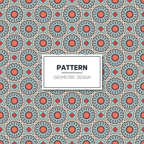 Beige geometric seamless pattern vector 06