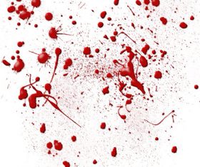 Blood splatter photoshop brushes
