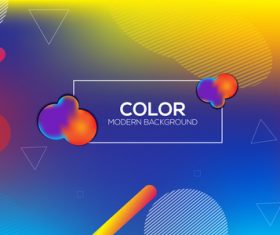 Brilliant colored abstract background vectors 01