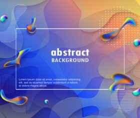 Brilliant colored abstract background vectors 03