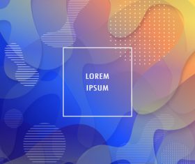 Brilliant colored abstract background vectors 04