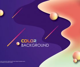 Brilliant colored abstract background vectors 05