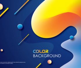 Brilliant colored abstract background vectors 07