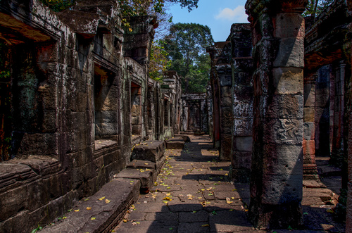 Cambodia Angkor Wat scenery Stock Photo 01
