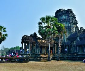 Cambodia Angkor Wat scenery Stock Photo 02