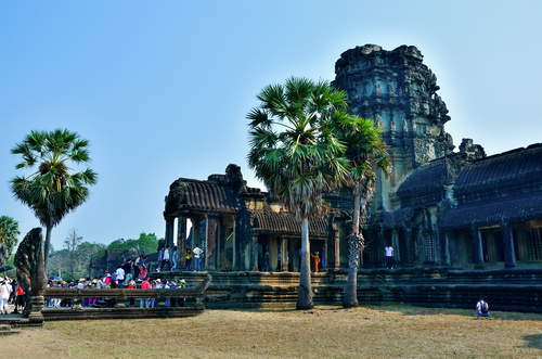 Cambodia Angkor Wat scenery Stock Photo 02