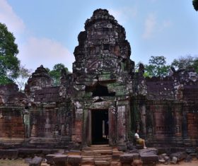 Cambodia Angkor Wat scenery Stock Photo 04