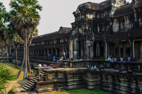 Cambodia Angkor Wat scenery Stock Photo 05