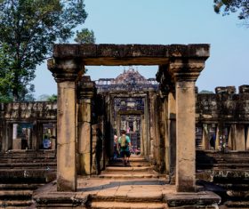 Cambodia Angkor Wat scenery Stock Photo 06