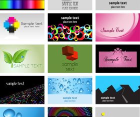 Card background vector material design