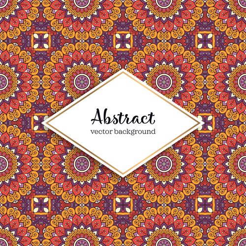 Classical styles seamless pattern sbstract vector 01