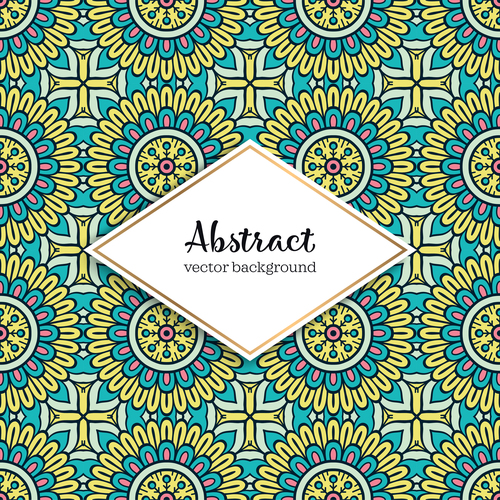 Classical styles seamless pattern sbstract vector 02