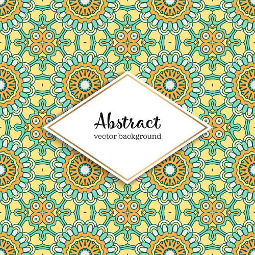 Classical styles seamless pattern sbstract vector 05