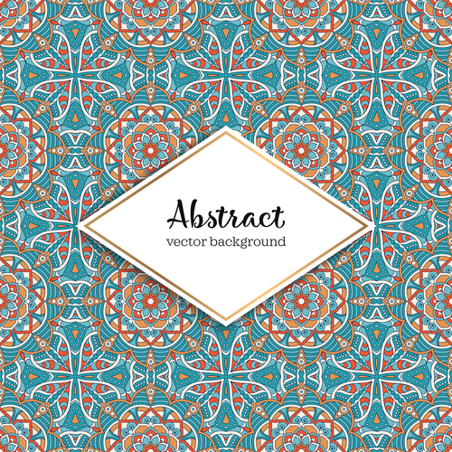 Classical styles seamless pattern sbstract vector 06